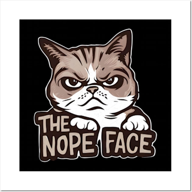 Grumpy Cat Wall Art by Inktopolis